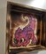 Shadow box baby pink dragon woodburn art product 2